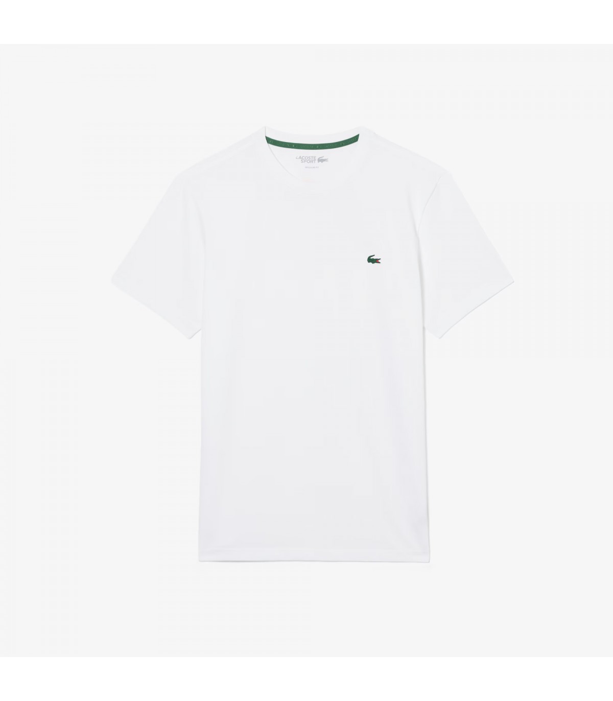 Tee shirt mc lacoste 49t-blanc/blossom