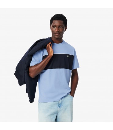 Tee shirt mc lacoste 3pt-aphylla/merle