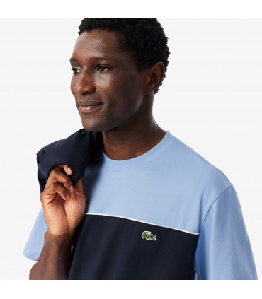 Tee shirt mc lacoste 3pt-aphylla/merle