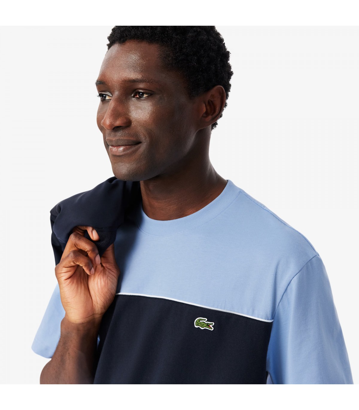 Tee shirt mc lacoste 3pt-aphylla/merle