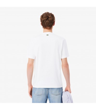 Tee shirt mc lacoste 001-blanc