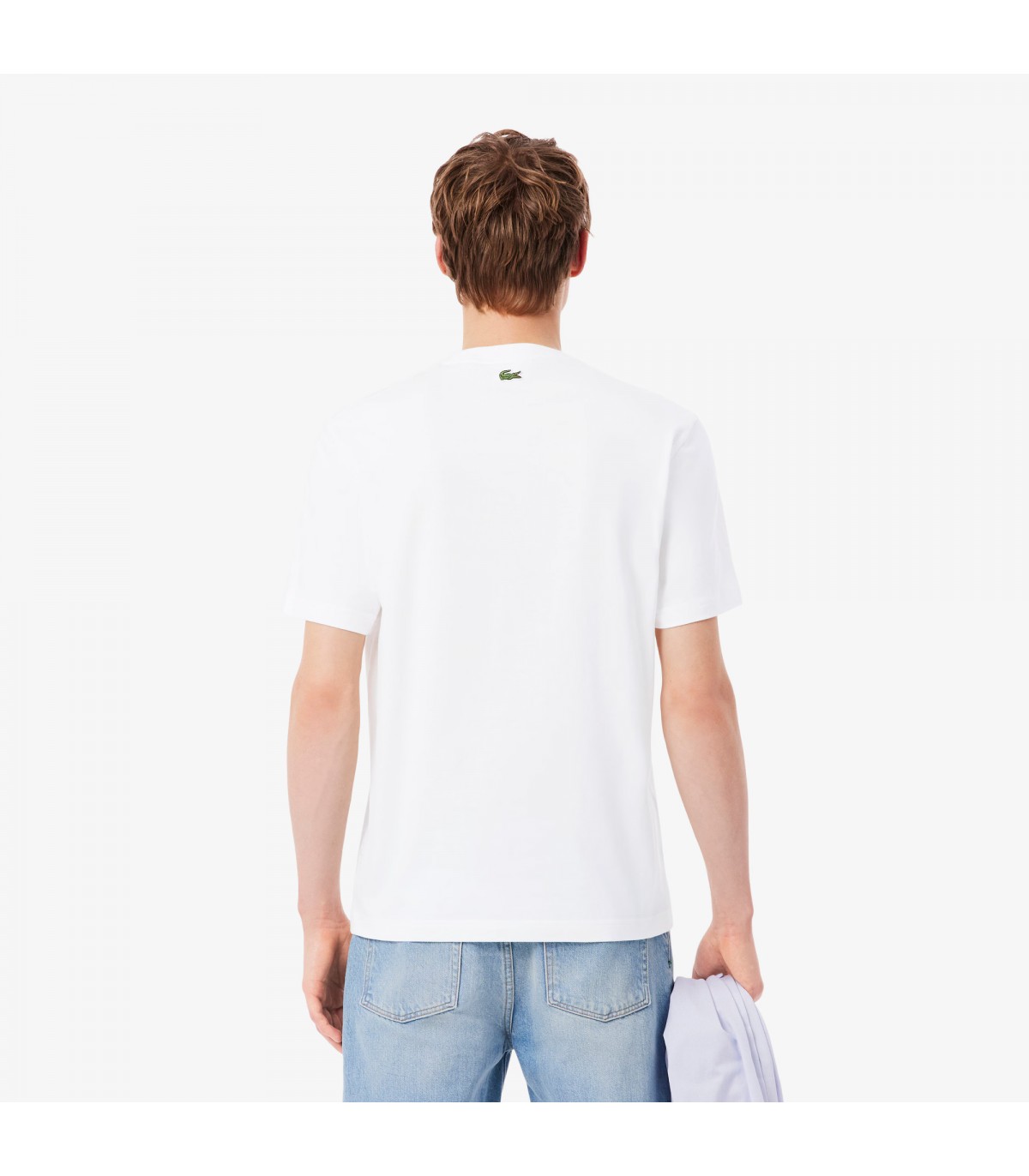 Tee shirt mc lacoste 001-blanc