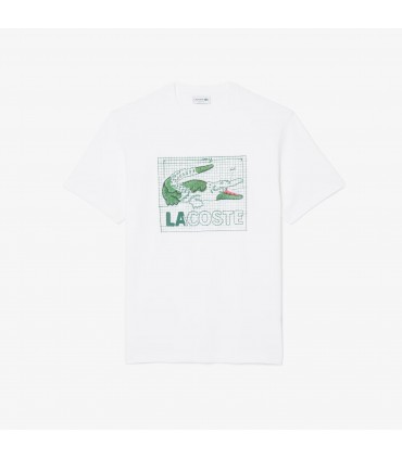 Tee shirt mc lacoste 001-blanc