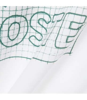Tee shirt mc lacoste 001-blanc