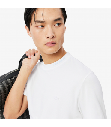 Tee shirt mc lacoste 001-blanc