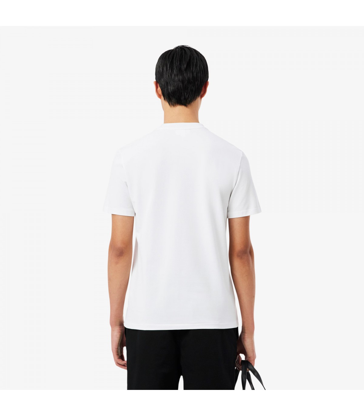 Tee shirt mc lacoste 001-blanc