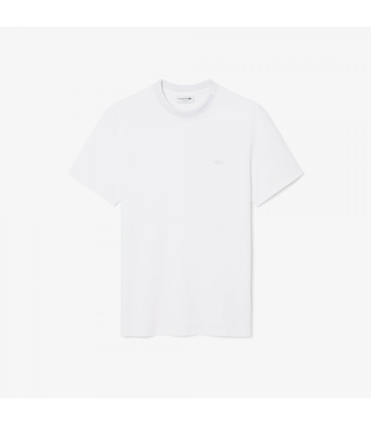 Tee shirt mc lacoste 001-blanc