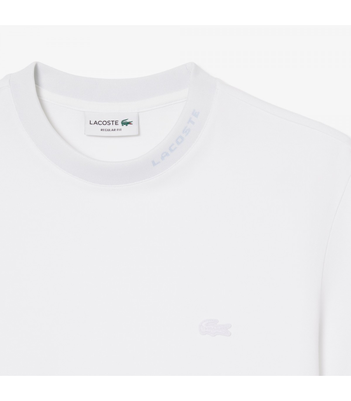 Tee shirt mc lacoste 001-blanc