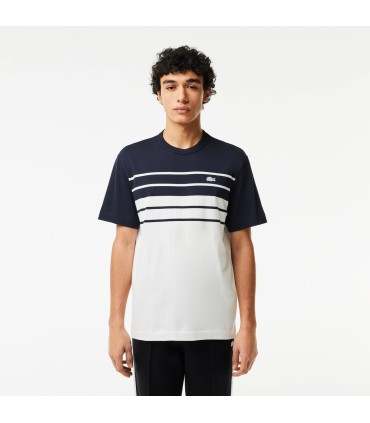 Tee shirt mc lacoste ga3-farine/abime