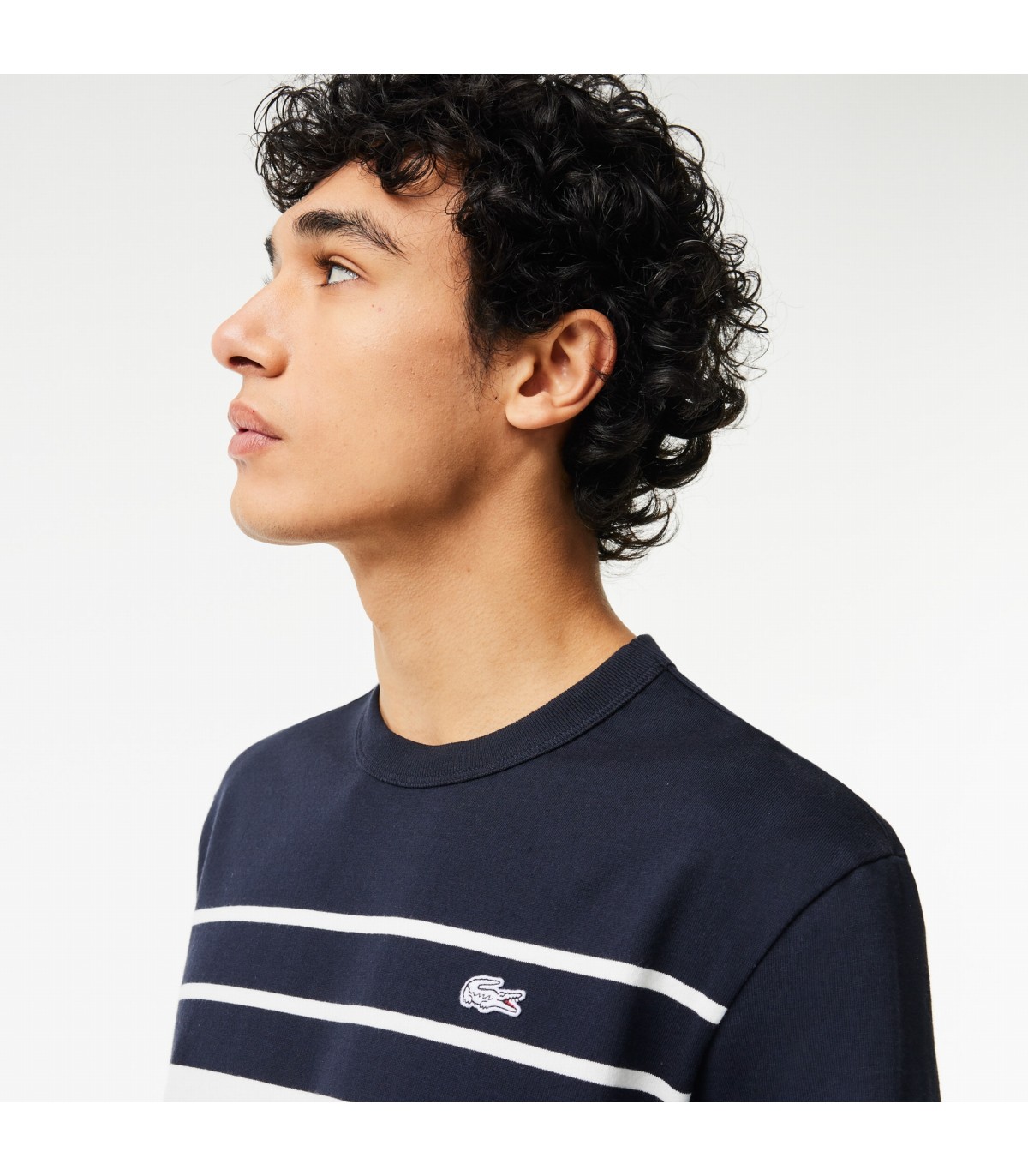Tee shirt mc lacoste ga3-farine/abime