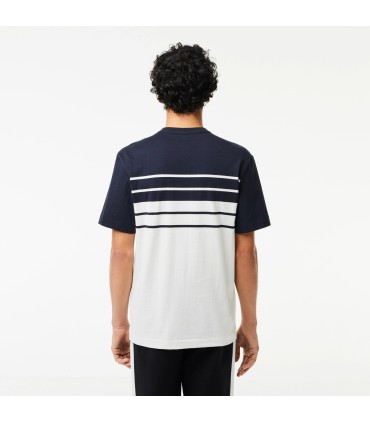 Tee shirt mc lacoste ga3-farine/abime