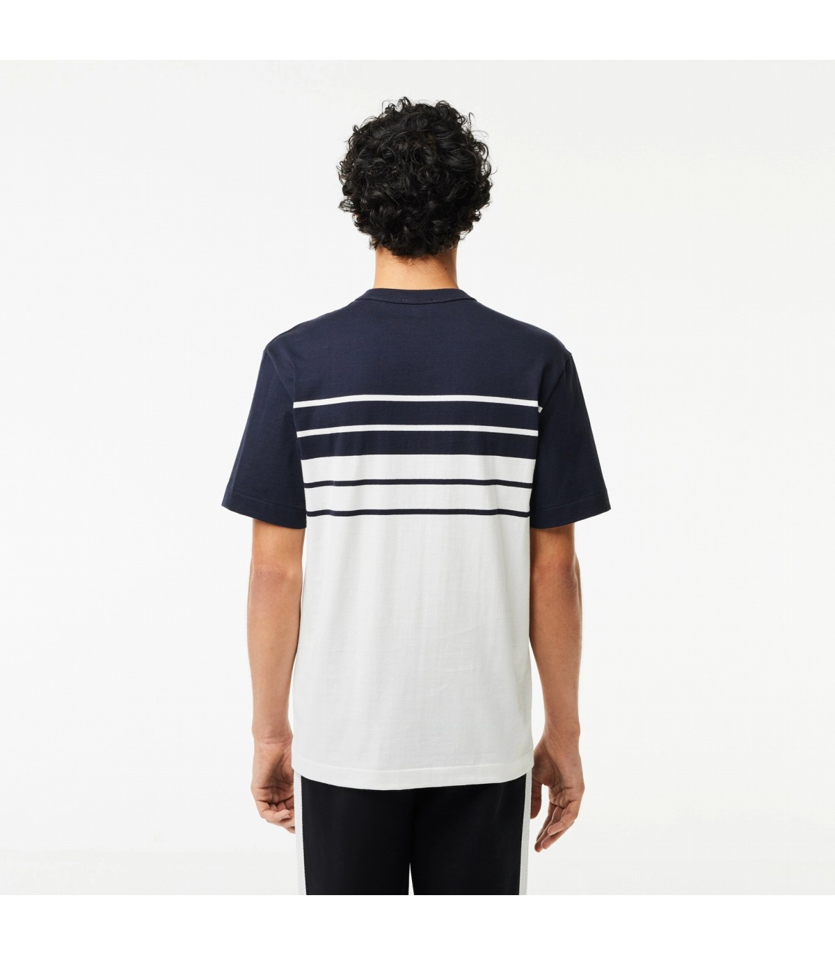Tee shirt mc lacoste ga3-farine/abime