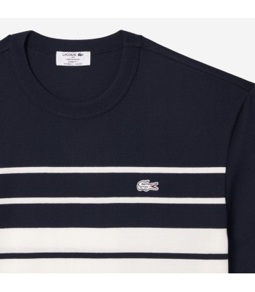 Tee shirt mc lacoste ga3-farine/abime