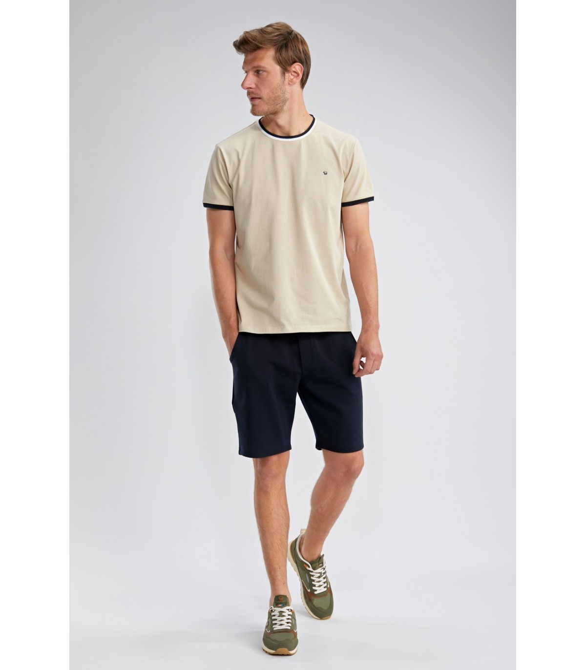 Tee shirt mc benson & cherry beige