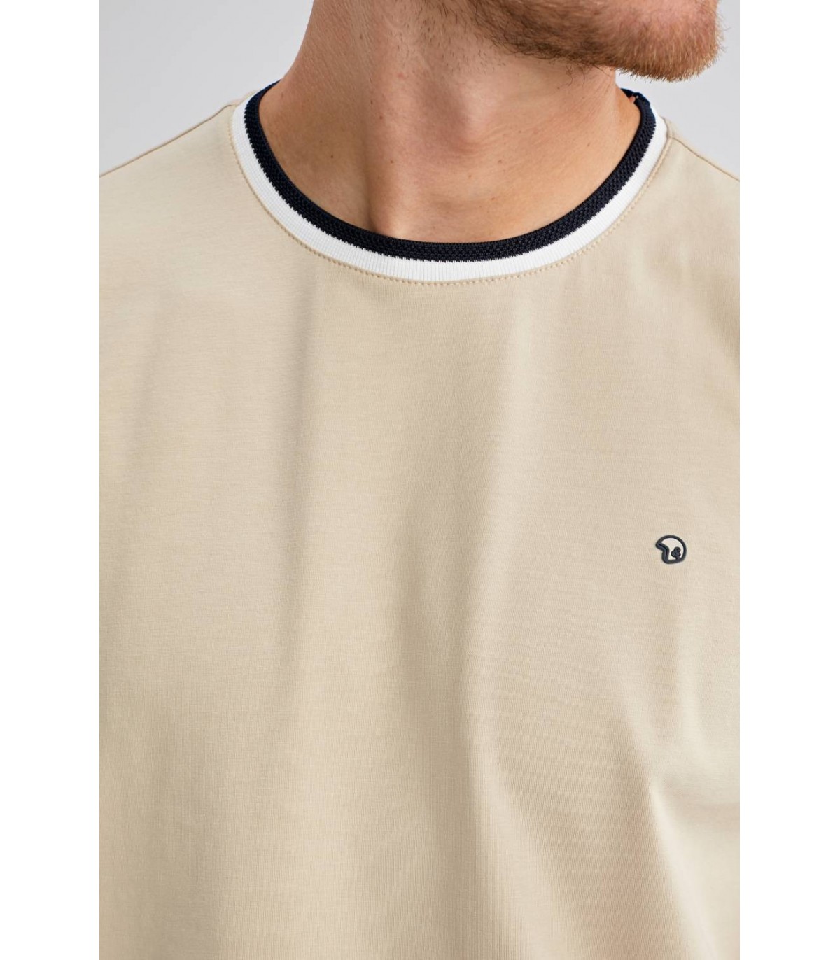 Tee shirt mc benson & cherry beige