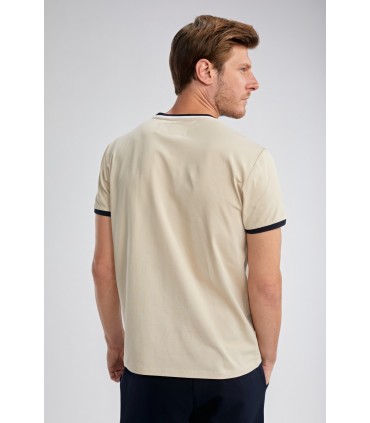 Tee shirt mc benson & cherry beige