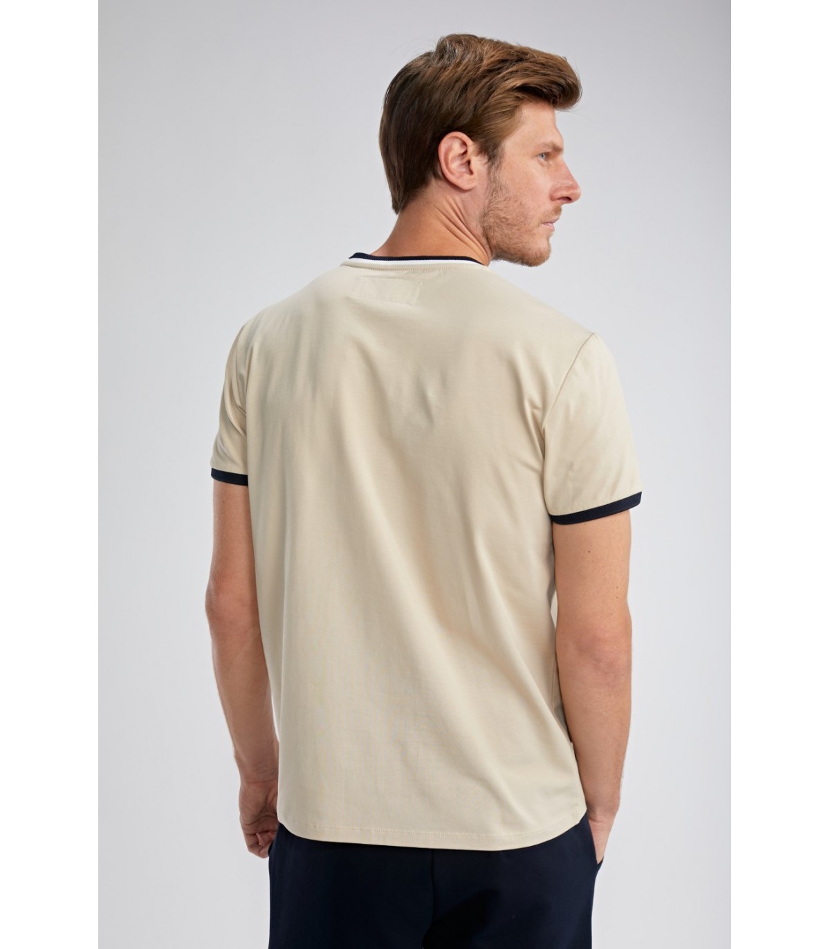 Tee shirt mc benson & cherry beige