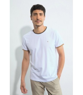Tee shirt mc benson & cherry blanc