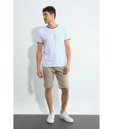 Tee shirt mc benson & cherry blanc