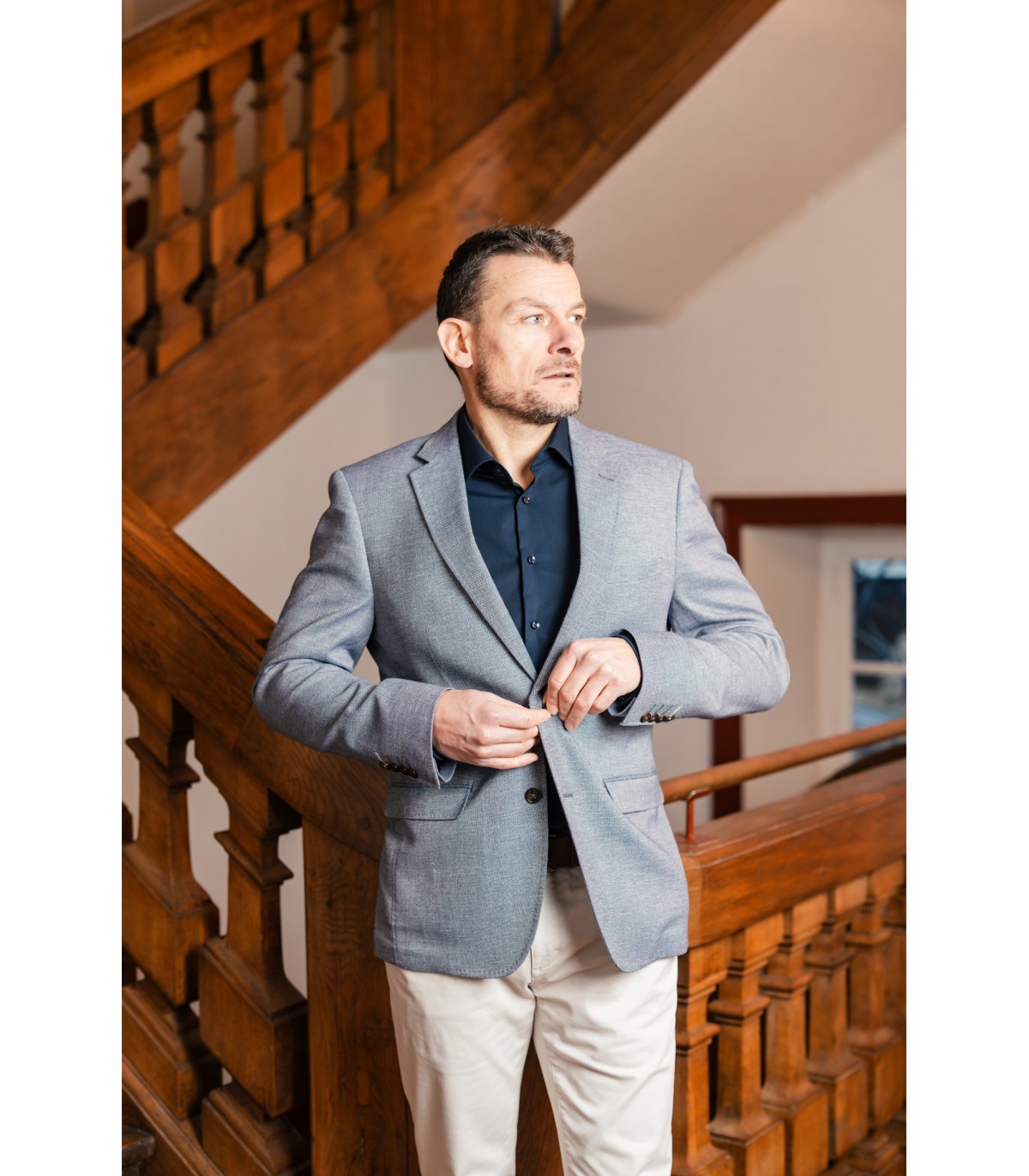 Veste hafnium c6050bleu