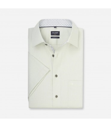 Chemise mc uni olymp 40vert