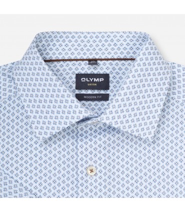 Chemise mc fantaisie olymp 11bleu