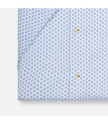 Chemise mc fantaisie olymp 11bleu