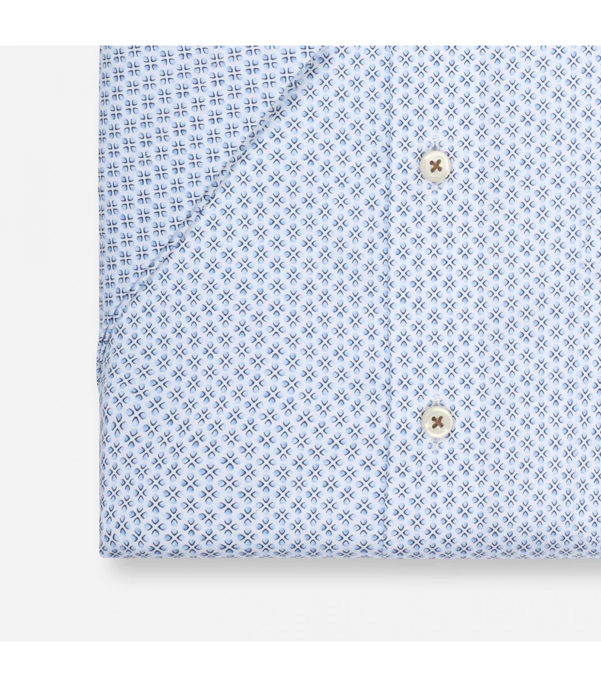 Chemise mc fantaisie olymp 11bleu