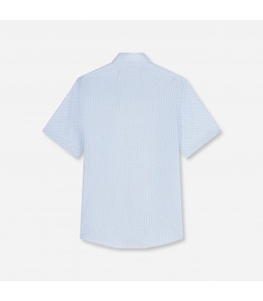 Chemise mc fantaisie olymp 11bleu