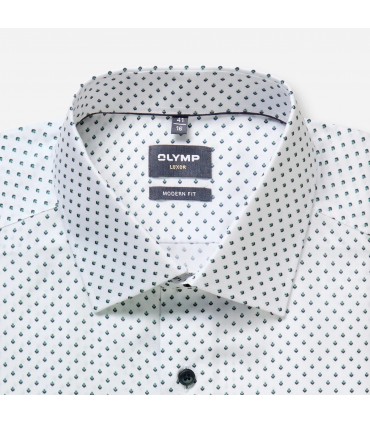 Chemise ml fantaisie olymp 00blanc