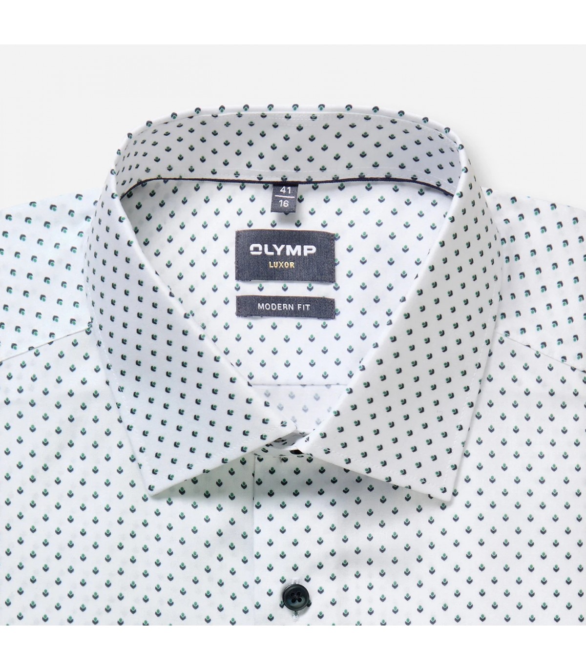 Chemise ml fantaisie olymp 00blanc
