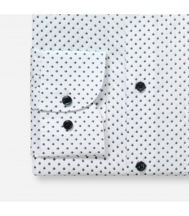 Chemise ml fantaisie olymp 00blanc