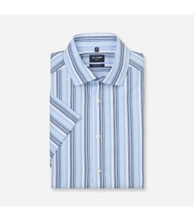 Chemise mc fantaisie olymp 11bleu
