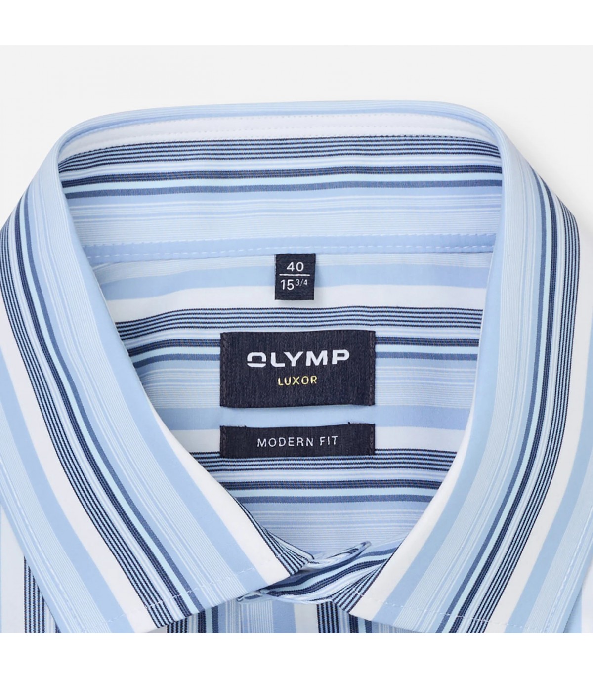Chemise mc fantaisie olymp 11bleu