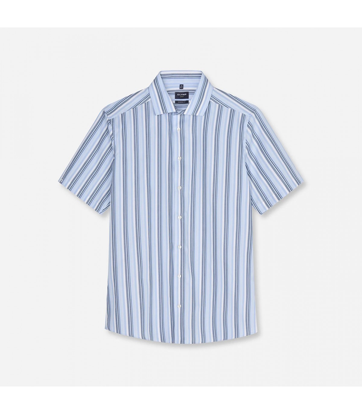 Chemise mc fantaisie olymp 11bleu