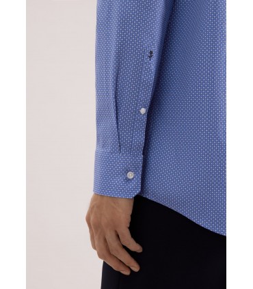 Chemise ml fantaisie seidensticker 14midblue