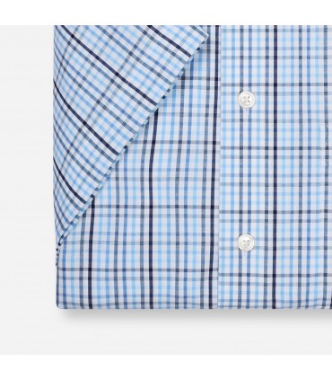 Chemise mc fantaisie olymp 11bleu