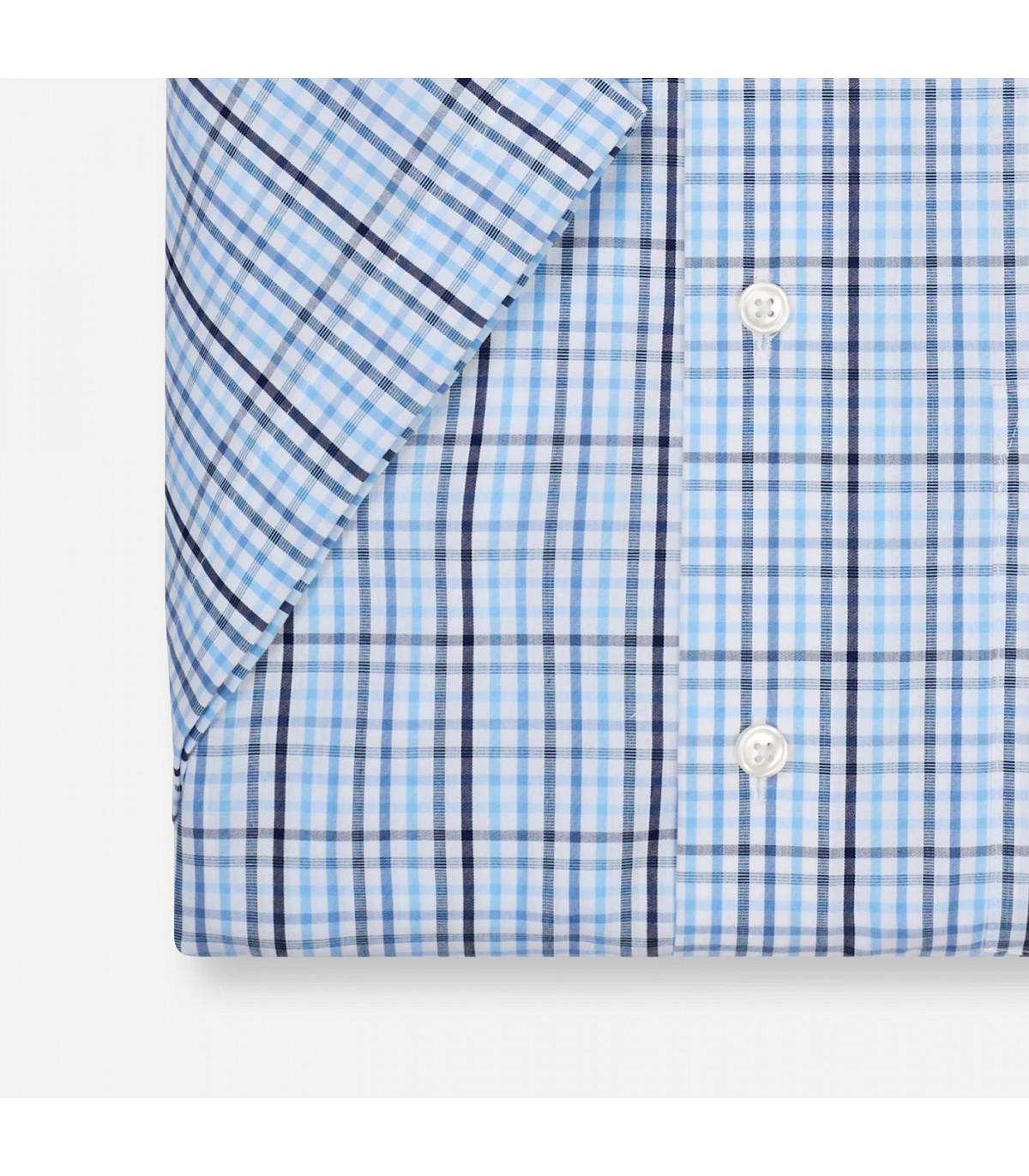 Chemise mc fantaisie olymp 11bleu