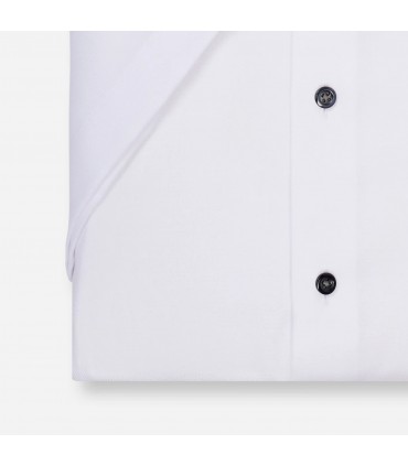 Chemise mc uni olymp 00blanc