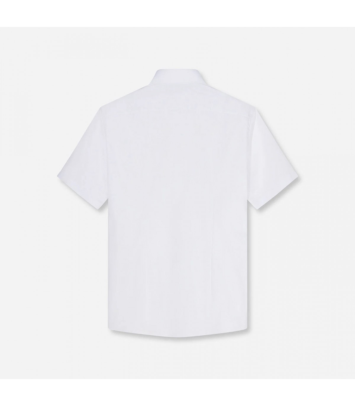 Chemise mc uni olymp 00blanc