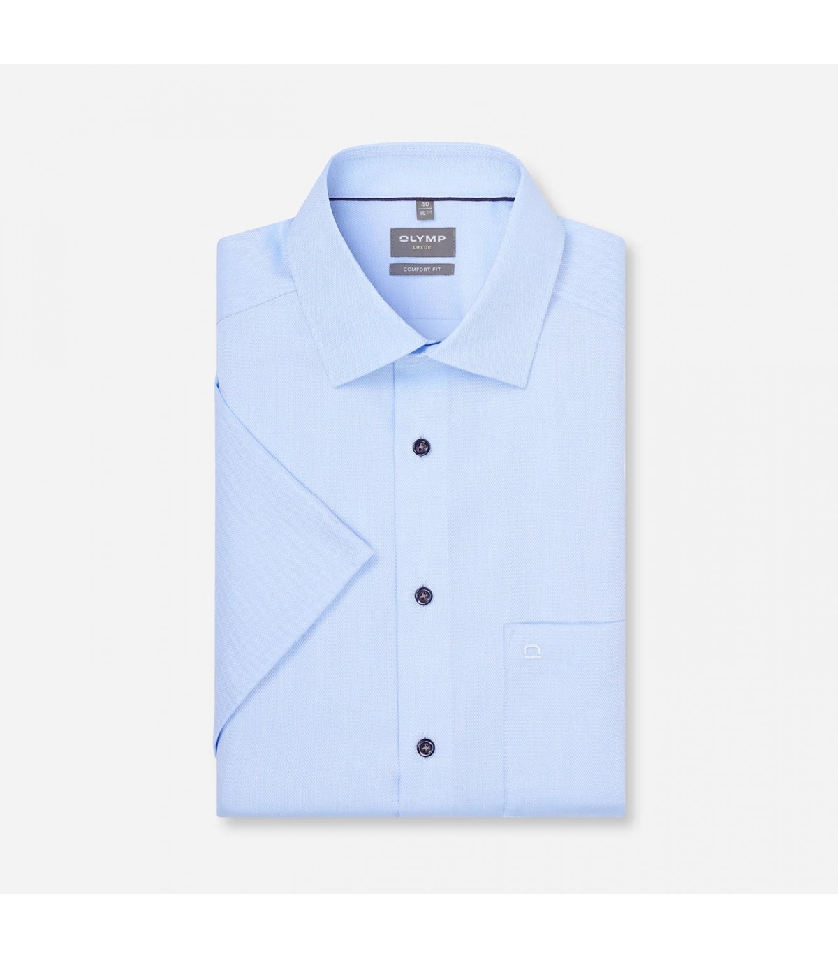 Chemise mc uni olymp 11ciel