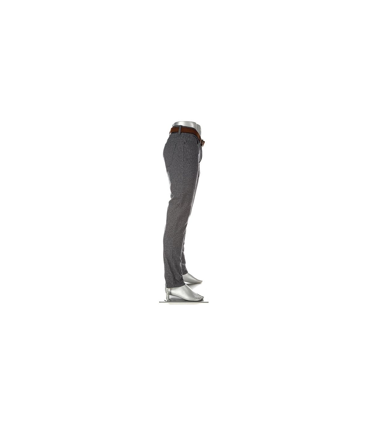 Pantalon chino alberto 088gris