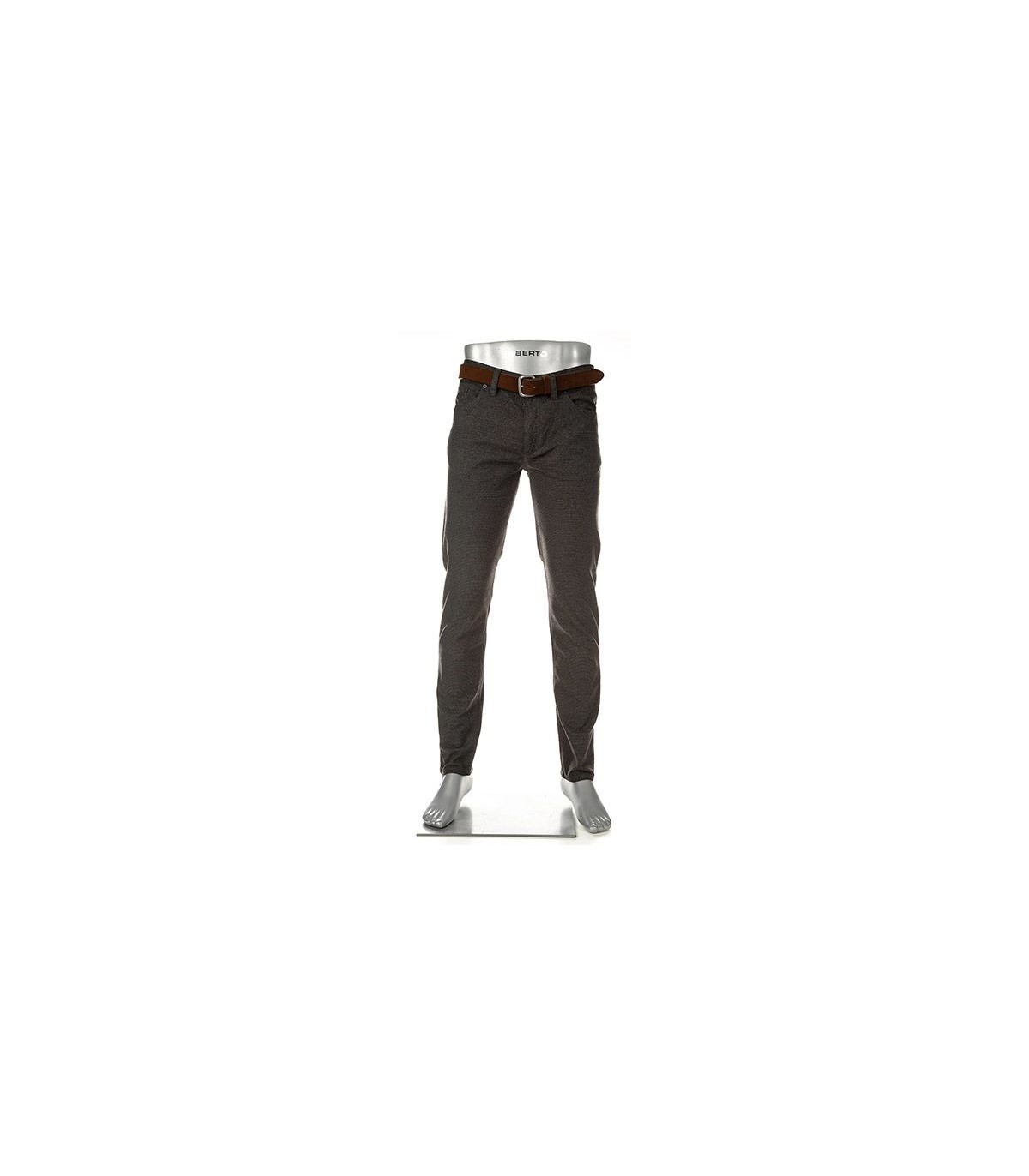 Pantalon chino alberto 089noir