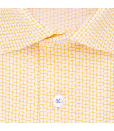 Chemise mc fantaisie seidensticker 62jaune