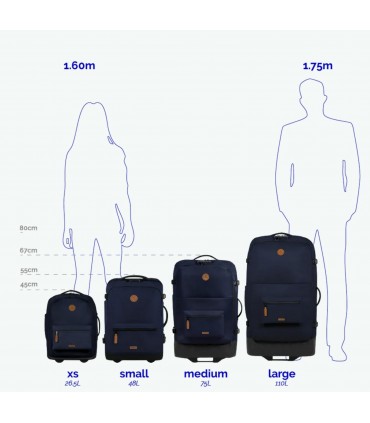 Maroquinerie valise cabaia 