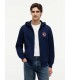 Sweat zippe tommy menswear dccnavy
