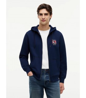 Sweat zippe tommy menswear dccnavy