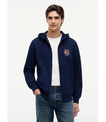 Sweat zippe tommy menswear dccnavy