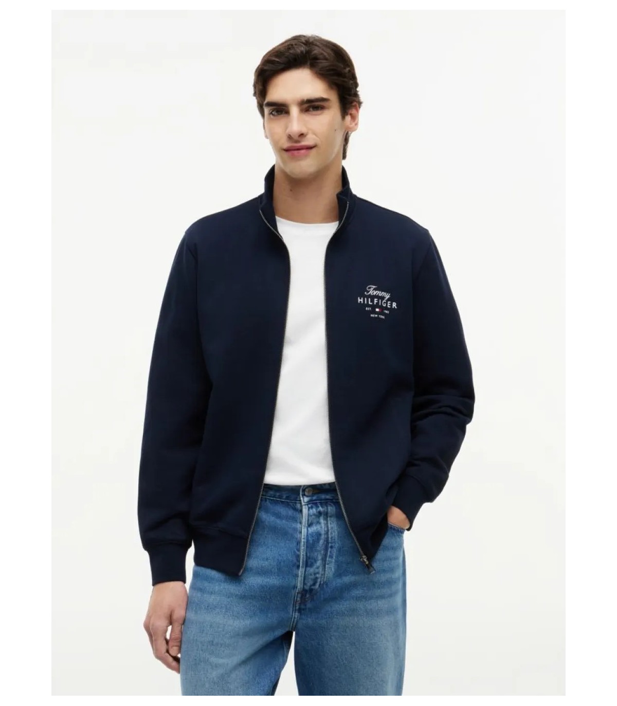 Gilet zippe tommy menswear dw5desertsky