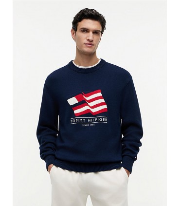 Sweat col rond tommy menswear dccnavy